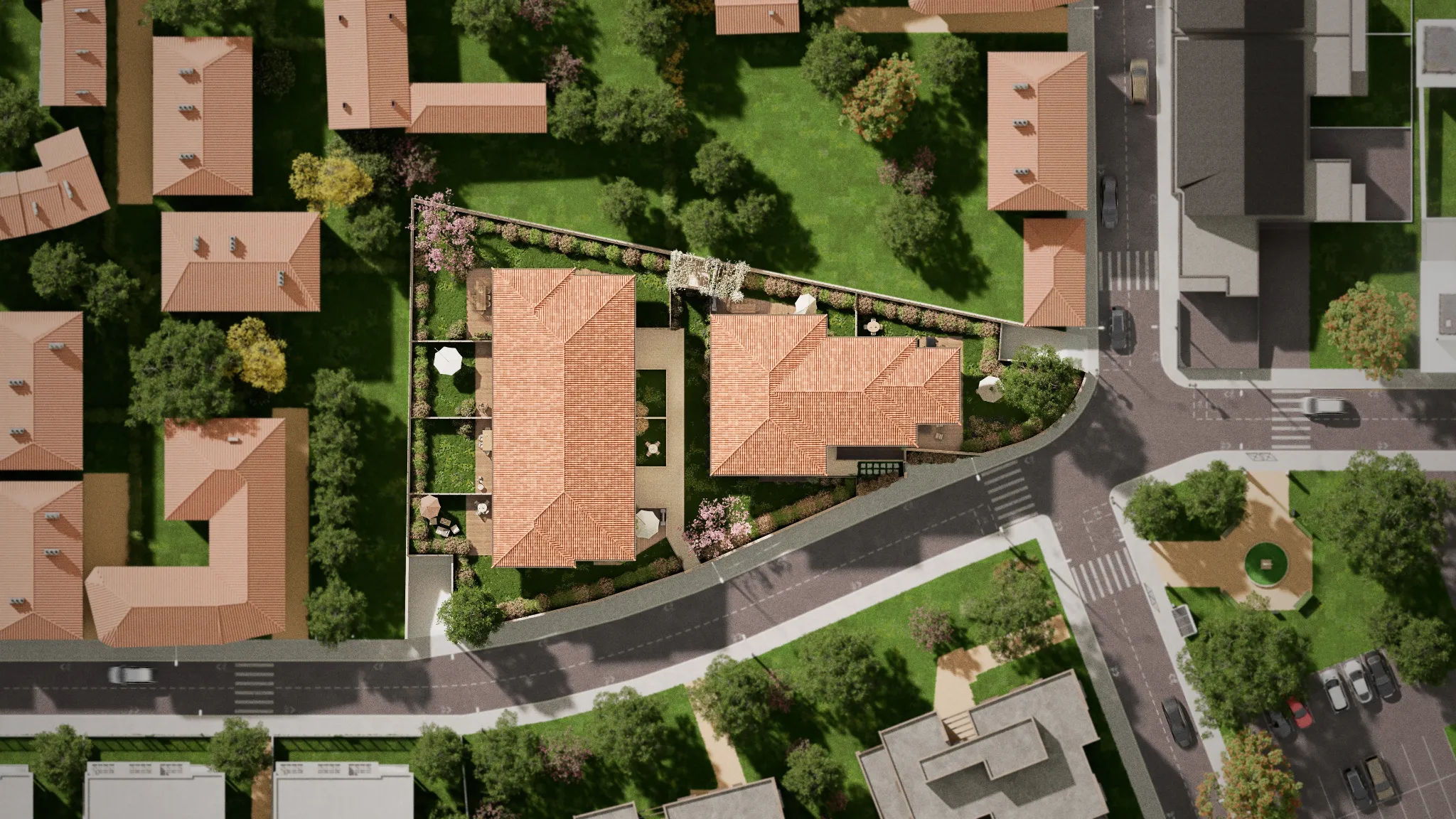Plan général aérien du programme et de son environnement